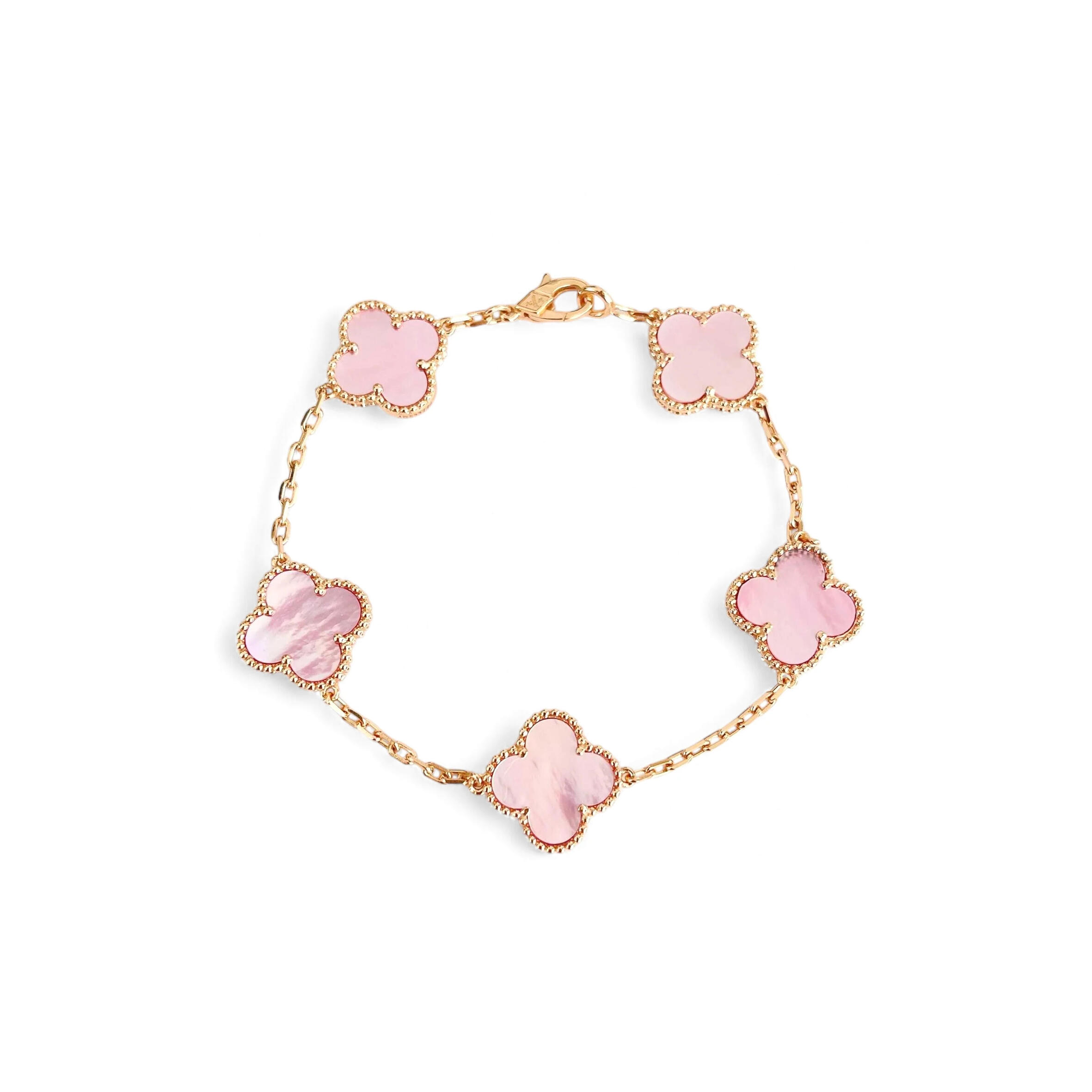 VAN CLEEF ARPELS VINTAGE ALHAMBRA BRACELET, 5 MOTIFS